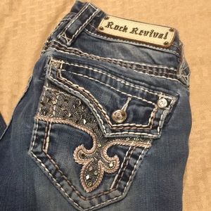 Rock Revival Capri Jeans